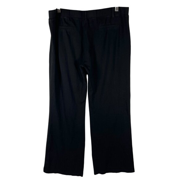 Betabrand Yoga Dress Pants 2XL Womens Tall Bootcut Black Rayon Blend Comfort - Picture 2 of 7